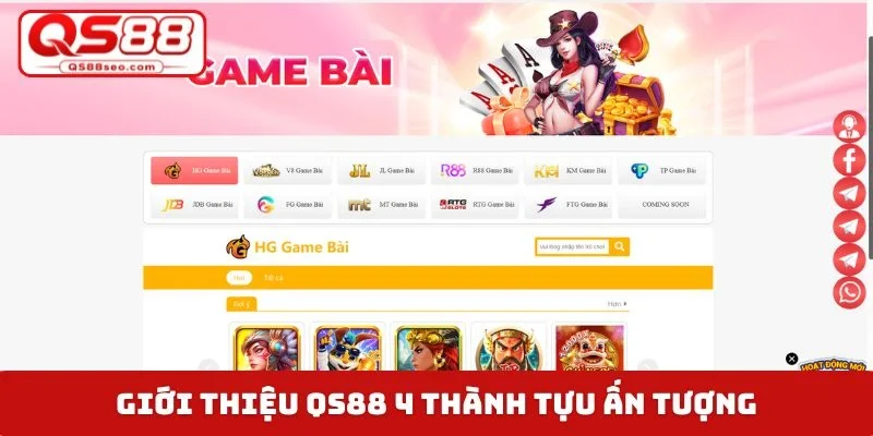Giới thiệu QS88 4 thành tựu ấn tượng